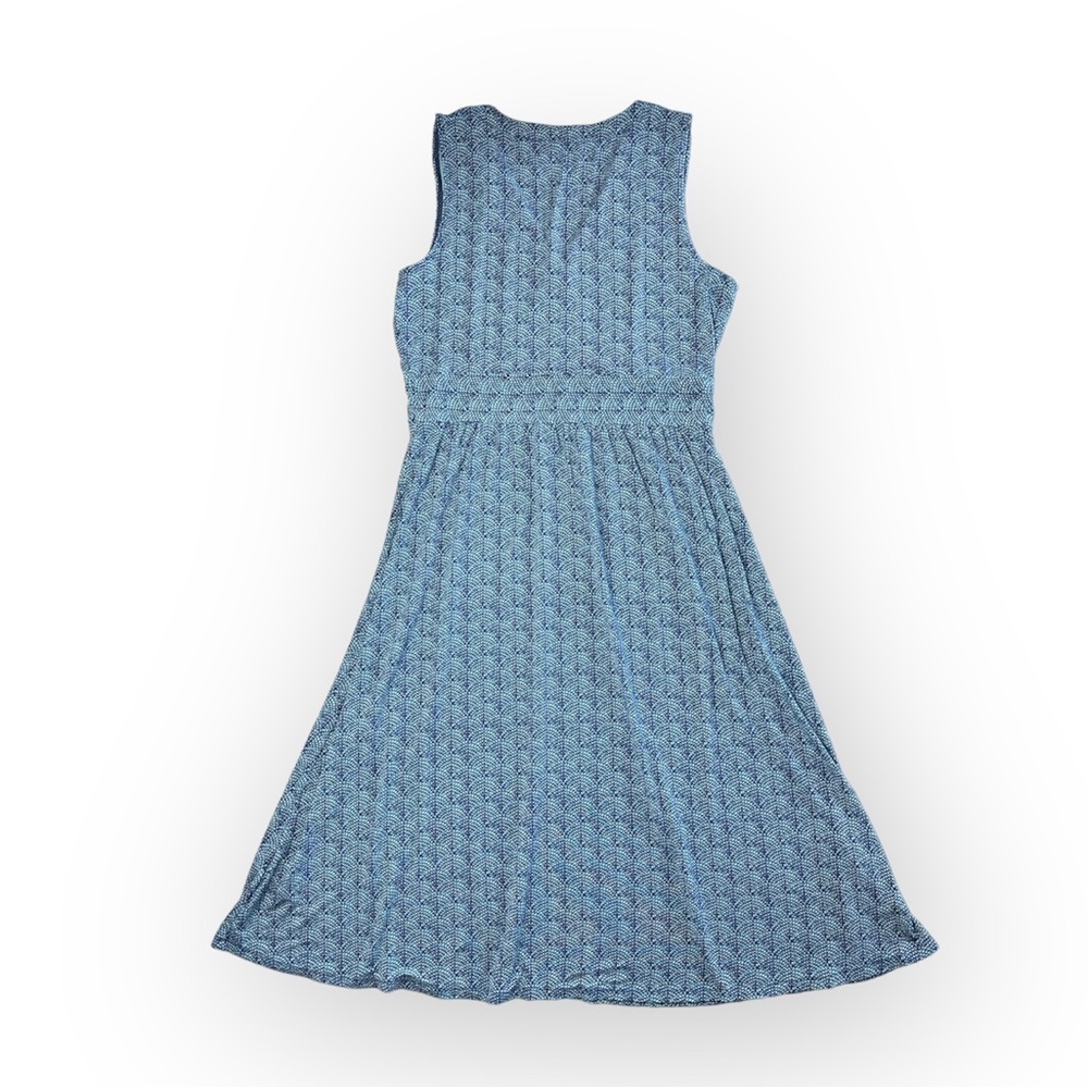 L.L. Bean Blue Patterned Mini Dress - Picture 2 of 8